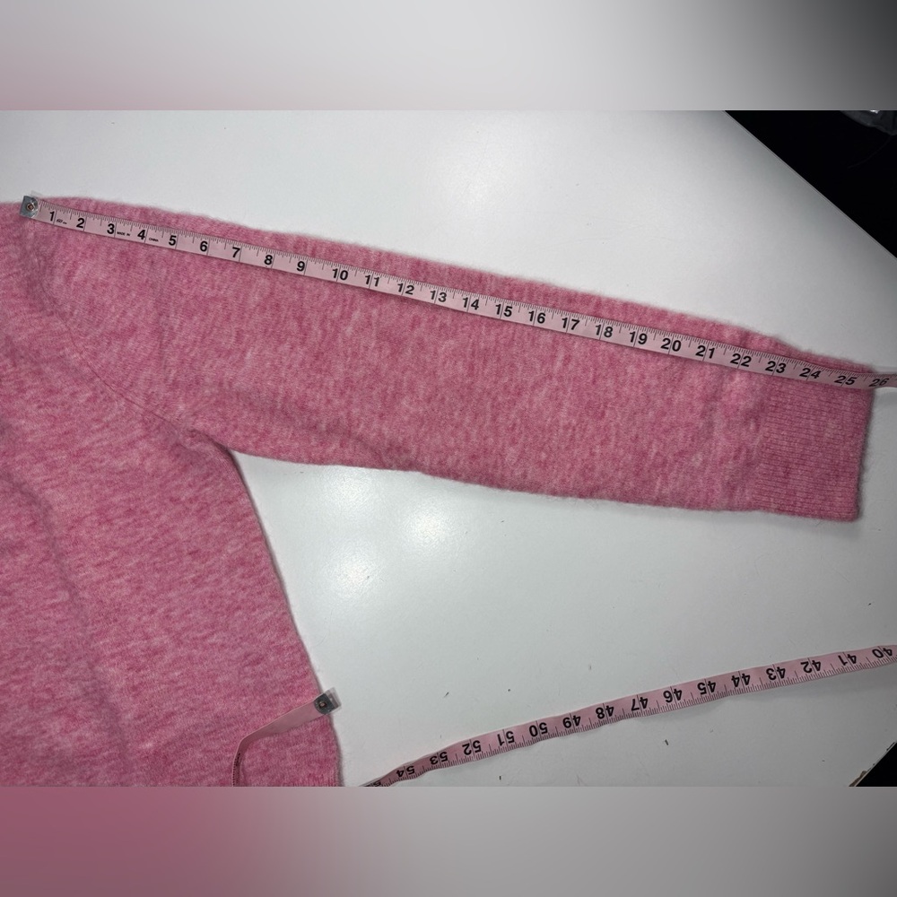 Paris Atelier & Other Stories Sweater Alpaca Wool Blend Pink Size Large - Picture 11 of 11